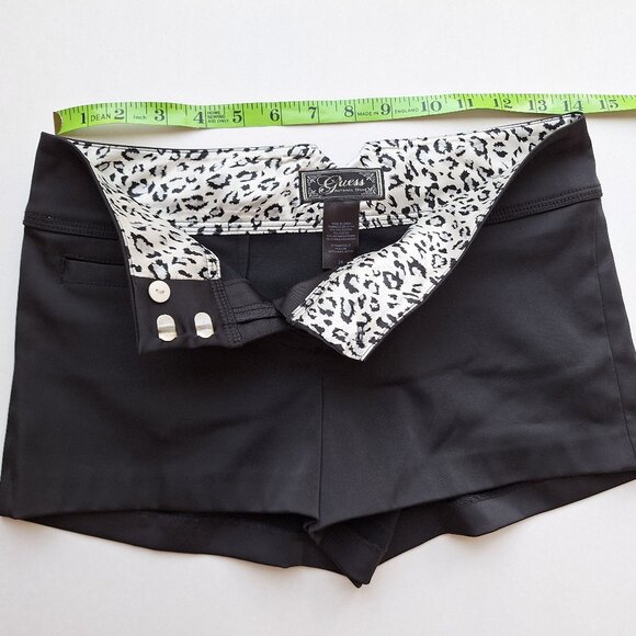 Guess Black Party Shorts Dinner Shorts - Picture 5 of 7